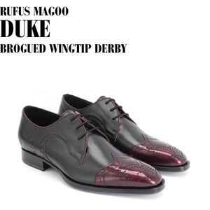 John Fluevog DUKE BROGUED WINGTIP DERBY THE RUFUS MAGOO 12.5
